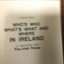 Books ( Who's Who What's What and Where in Ireland) ( Reduced) Image 4