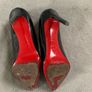 Christian Louboutin (Authentic)Pigaelle 100 black patent shoe Image 10