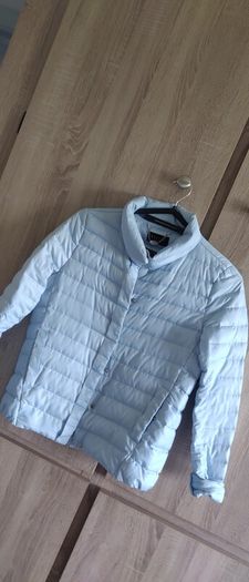 mohito sky blue jacket fits 6080small 10 has been worn twice