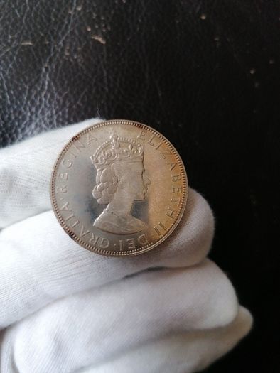 1964 Bermuda Silver Proof One Crown Coin