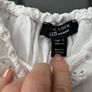 ZARA white shirred ruffle Bardot top Age 11 years Image 3