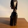 Vintage African Hand Carved Bust Image 3