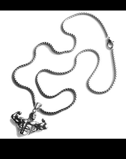 Body builder necklace