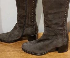 Le Pepe Women's Suede knee length boots 40 7