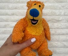 Vintage Bear in the Big Blue House plush 1990s Fisher Price Jim Henson collectable Bear Used Please see pictures