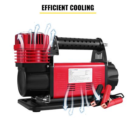 BRAND NEW 12V Air Compressor Car Inflator Pump 150PSI Single Cylinder RV Motorcycle Tire Air Pump Portable Tire Pump Car Accessories