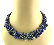 Vintage Sodalite Beaded Necklace