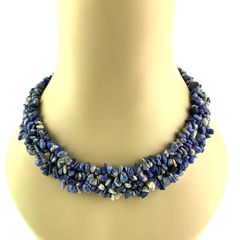 Vintage Sodalite Beaded Necklace