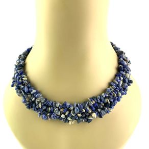Vintage Sodalite Beaded Necklace