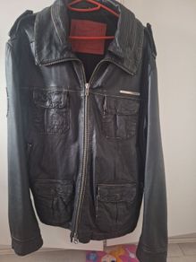Superdry Mens Leather Jacket