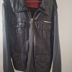 Superdry Mens Leather Jacket