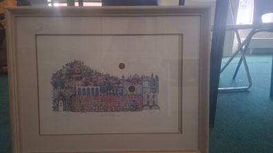 Limited edition signed Lithograph by Amram Egbi