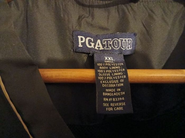 Pga Golf Top Windbreaker/Showerproof XXL