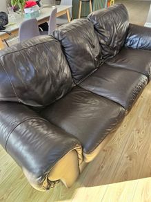 sofa  - dark brown