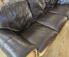 sofa  - dark brown
