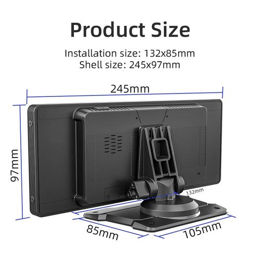 Universal 10 inch Screen Car Radio Multimedia WIFI Video Player Wireless Carplay Screen for Apple Or Android Auto