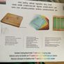 Seville Classics Bamboo Cutting Board with 7 Colour Coded Chopping Mats Image 2