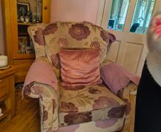 couch and armchair
