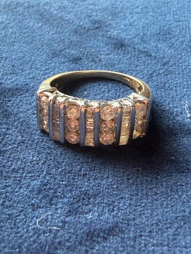 14k White Gold Diamond Ring