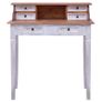 Writing Desk with Drawers 90x50x101 cm Solid Reclaimed Wood Image 6