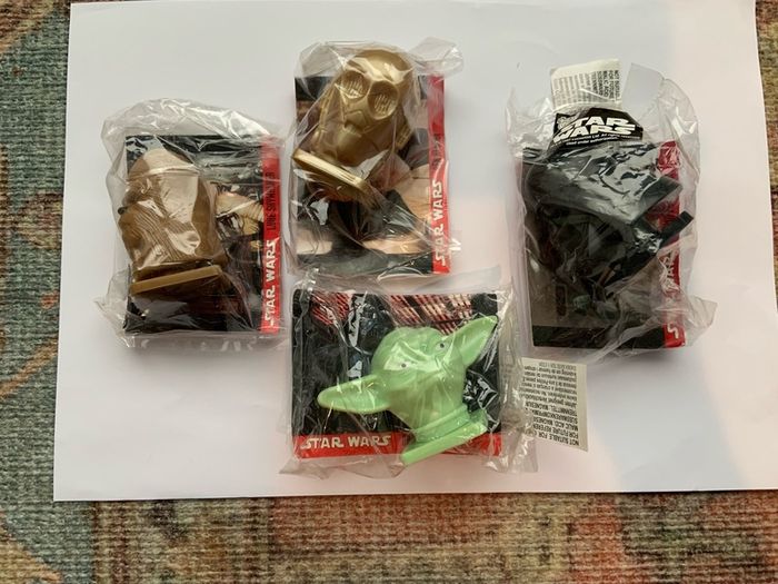 Vintage Sealed Star Wars Topps Promo Heads/Card Lot (1995/1996)