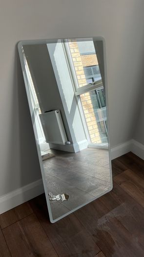 Rectangular Heated Bathroom Mirror with Led Lights 1200 x 600