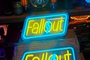 Fallout retro style neon wall light
