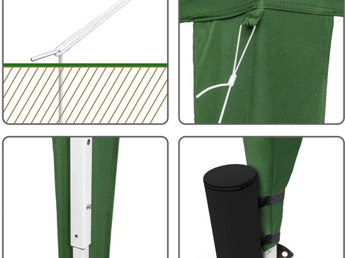 3x3m Pop Up Gazebo with 4 Leg Weight Bags, Folding Party Tent for Garden Outdoor, Green (FREE POSTAGE)