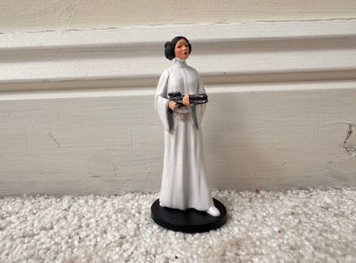 Star Wars Princess Leia Disney Store Cake Topper Action Figure approx. 9 cm. Used Please see photos