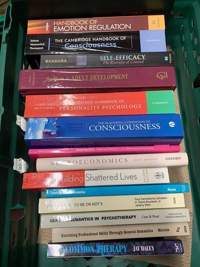 Large Selection Of Psychological Books