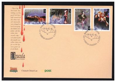 1997 Ireland Dracula Commemorative Stamps An Post First Day Cover (FDC)