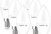 E14 LED Light Bulb, Small Edison Screw E14 Candle Bulb, Warm White, 4.9W 470lm, 40W SES Bulb Equivalent, 2700K C35 E14 LED Bulb, Energy Saving Candle Light Bulbs, Non-dimmable, Pack of 6 (FREE POSTAGE)