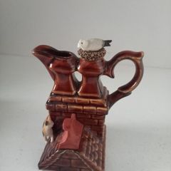 Vintage Park Rose Bridlington Pottery England Pitcher Miniature