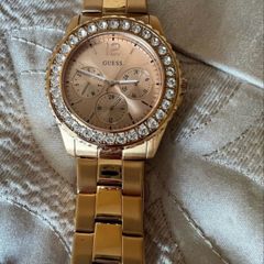 Ladies Gold Guess Watch