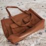 Handmade Brown Leather shoulder bag Image 3