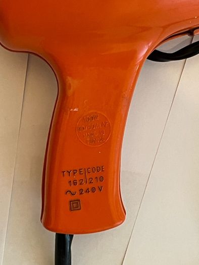Vintage 70s Hair Dryer Working