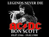 Bon Scott AC/DC Legend Tribute Poster NEW