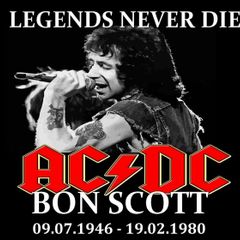 Bon Scott AC/DC Legend Tribute Poster NEW
