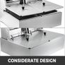 Double Deep Fat Fryer Large 5000W Commercial Deep Fat Fryer Dual Adjustable Temperature Control Twin Chip Fryer Food Grade Stainless Steel Deep Fryer Easy Clean with Dual Basket & Lid Image 4