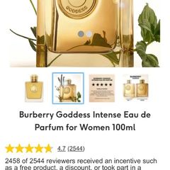 BUrBERRY Goddess Intense 100ml parfum for her