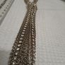 Silver Tone Multi-Chain Tassel Statement Necklace Image 2