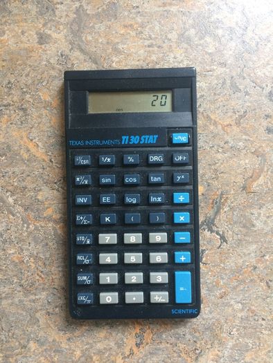 Vintage Texas Instruments TI- 30Stat calculator