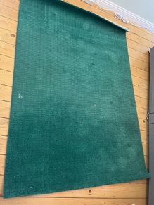 Free green rug