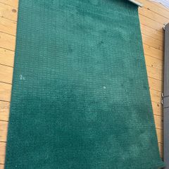 Free green rug