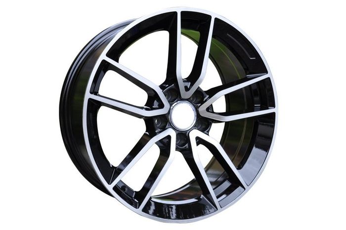 18" GLE Type Black Alloy Wheels Audi Skoda Mercedes Seat Vw 5x112
