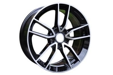 18" GLE Type Black Alloy Wheels Audi Skoda Mercedes Seat Vw 5x112