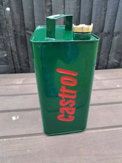 castrol oil can