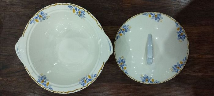 Royal Tudor ware china dish with lid