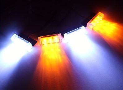 24-LED Motor Vehicle Car Grille  Light Bar  Type Grill Emergency