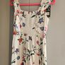 Dusk Brand White Floral Linen Dress Image 2